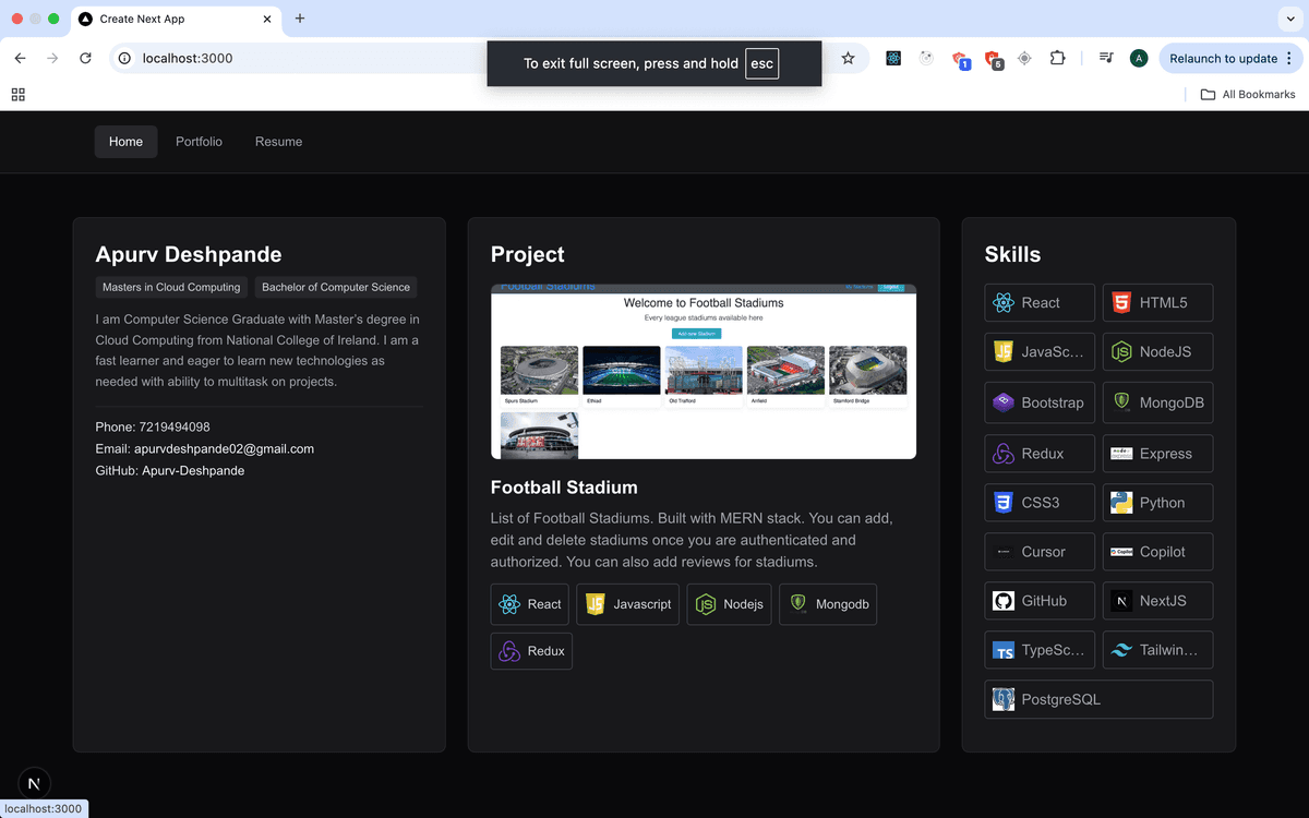 Portfolio Site
